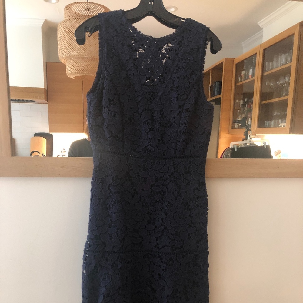 Joie Bridley Crochet Lace A-Line Dress